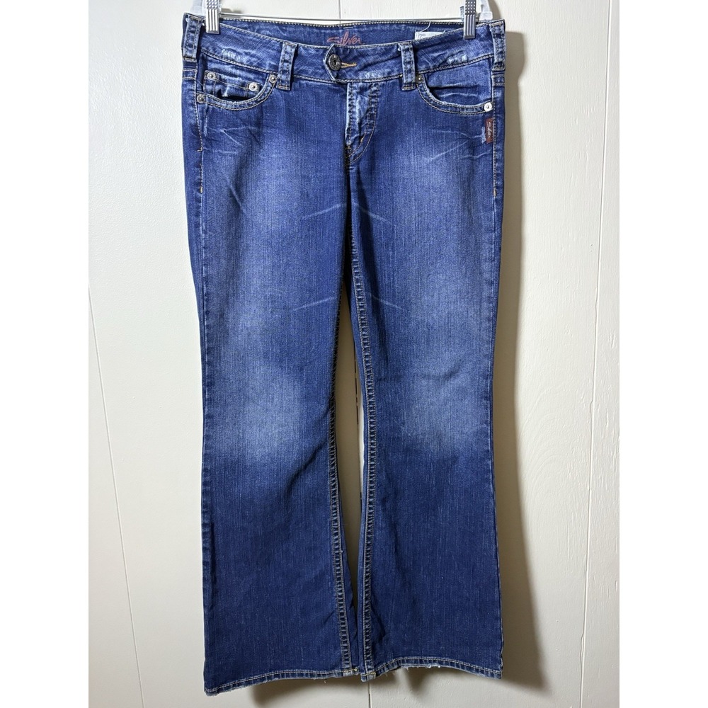 Silver Tuesday Bootcut Jeans 36x31 Medium Wash Stretch Denim Y2K Western